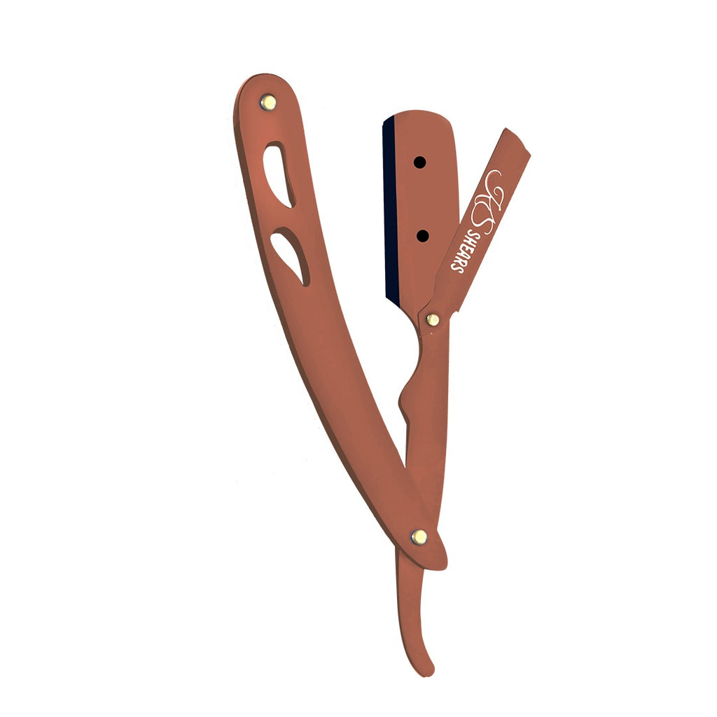 Professional Straight Edge Razor - Rose Gold Handle - Stylish look
