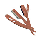 Professional Straight Edge Razor - Rose Gold Handle - Stylish look
