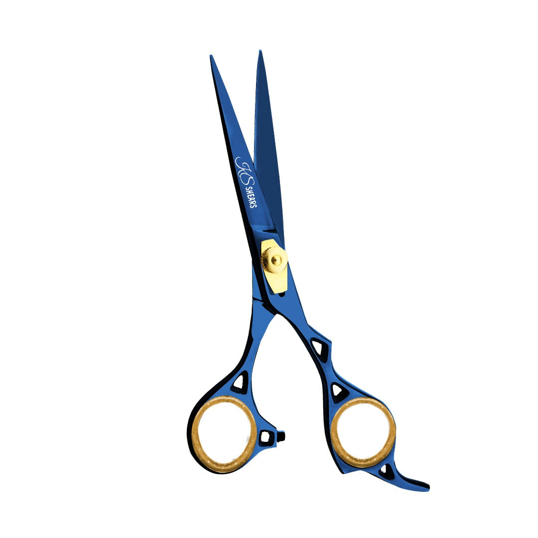 KS Professional Edge Shear - 6.5 Inch - Stainless Steel - Blue - Stylish Look