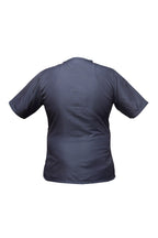 Professional Barber Jacket  - V-Neck - 5-Buttons - Black - Barber Working Shirt