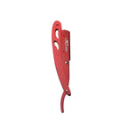 Professional For Barber - Straight Edge Razor - Red Coated Handle - Barber Razor