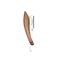 Professional Straight Edge Razor - Wooden Handle - Adjustable Screw