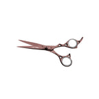 KS Professional Edge Shear - 6.5 Inch - Stainless Steel - Rose Gold - Best For Barbers
