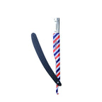 Professional Straight Edge Razor - Black Coated Handle - Beautiful Coloured Handle