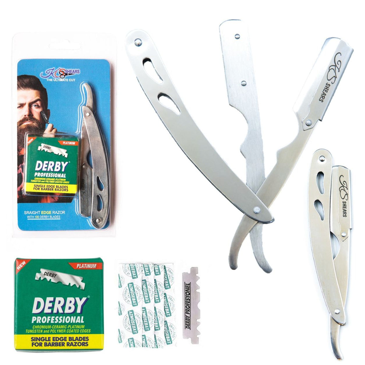 Full Polished Razor For Barber - Straight Edge Razor