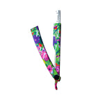 Professional Straight Edge Razor - Flower Printed - Adjustable Screw