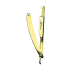 Professional Straight Edge Razor - Full Gold - Adjustable Screw