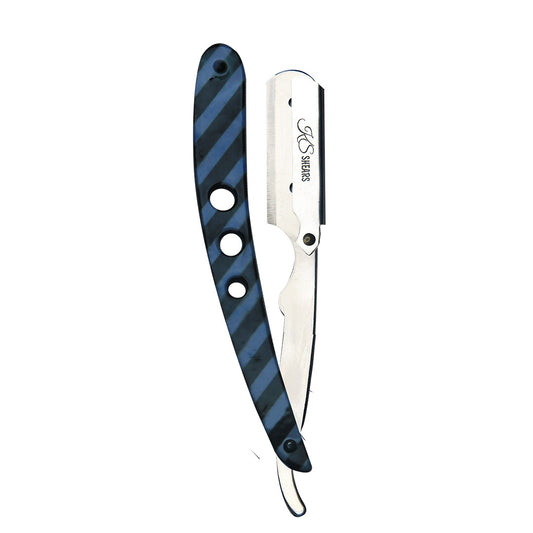 Professional Straight Edge Razor - Circular Hole Handle - Barber Razor