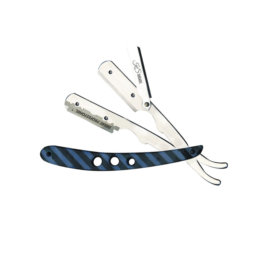 Professional Straight Edge Razor - Circular Hole Handle - Barber Razor