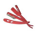 Professional For Barber - Straight Edge Razor - Red Coated Handle - Barber Razor