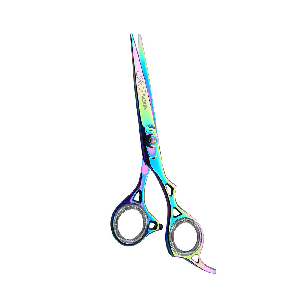 KS Professional Edge Shear - 6.5 Inch - Stainless Steel - Multi - Best For Barbers