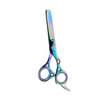 KS Professional Thinning Shear - 6.5 Inch - Stainless Steel - Multi - Barber Cutting Thinning Shear