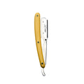 Professional Straight Edge Razor - Yellow Plastic Handle - Best For Barbers